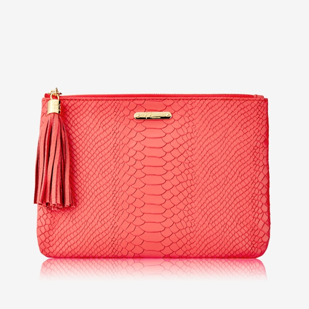 Gigi New York Coral Clutch